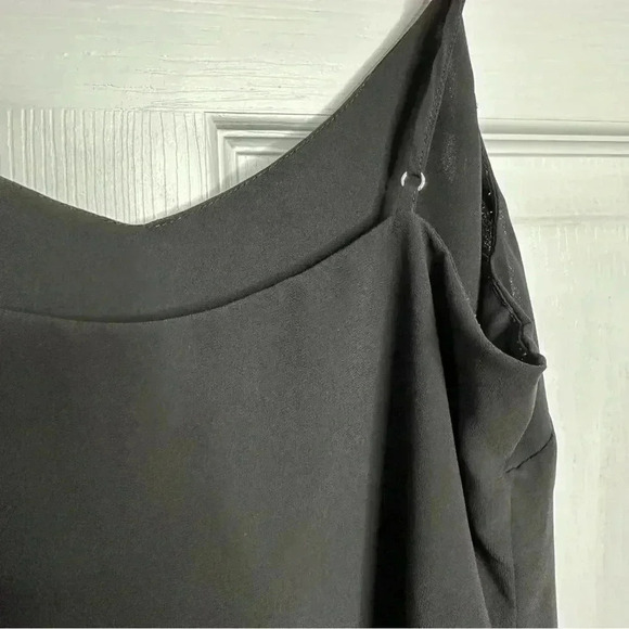 Le Chateau Tank Top Adjustable Spaghetti Straps Black Size Extra Small - Picture 13 of 16